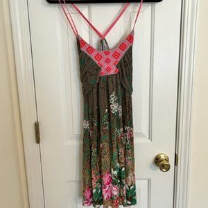 Free People Colorful Dress- Size Medium